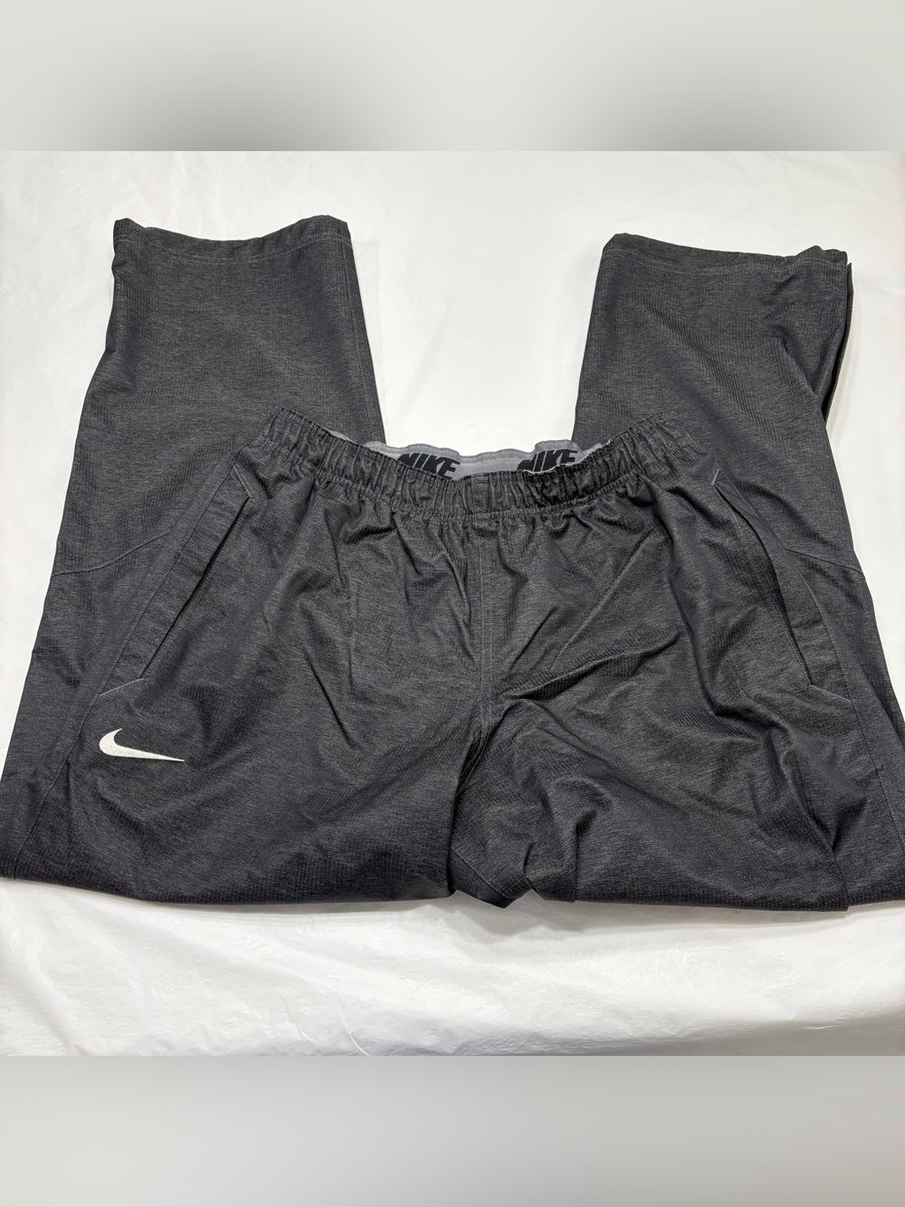 Nike Storm Fit Gray Water Proof Wind Resistant Rain Training Pants Men’s XL